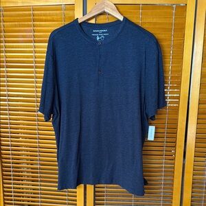 Banana Republic Henley Men's charcoal grey Casual Shirt